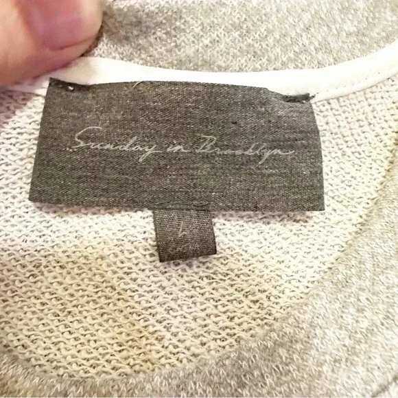 Sunday in Brooklyn• Grey plaid tank top - Picture 3 of 11